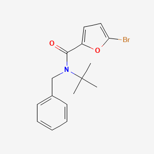 molecular formula C16H18BrNO2 B5844091 N-benzyl-5-bromo-N-(tert-butyl)-2-furamide 