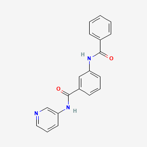 3-(benzoylamino)-N-3-pyridinylbenzamide