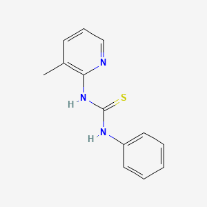 molecular formula C13H13N3S B5844143 N-(3-methyl-2-pyridinyl)-N'-phenylthiourea 