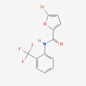 molecular formula C12H7BrF3NO2 B5844189 5-bromo-N-[2-(trifluoromethyl)phenyl]-2-furamide 