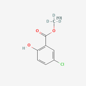 B584426 Trideuterio(113C)methyl 5-chloro-2-hydroxybenzoate CAS No. 1794756-19-6