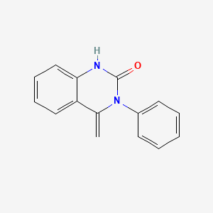 molecular formula C15H12N2O B5844279 4-methylene-3-phenyl-3,4-dihydro-2(1H)-quinazolinone 