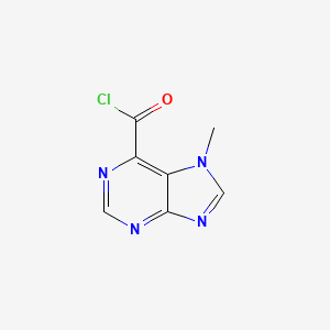 B584429 7-Methyl-7H-purine-6-carbonyl chloride CAS No. 143165-11-1