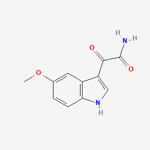 B584434 2-(5-Methoxy-1H-indol-3-yl)-2-oxoacetamide CAS No. 52055-22-8