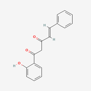 molecular formula C17H14O3 B5844366 1-(2-hydroxyphenyl)-5-phenyl-4-pentene-1,3-dione 