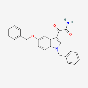 molecular formula C24H20N2O3 B584438 2-(1-Benzyl-5-phenylmethoxyindol-3-yl)-2-oxoacetamide CAS No. 1797824-77-1