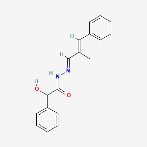 molecular formula C18H18N2O2 B5844399 2-hydroxy-N'-(2-methyl-3-phenyl-2-propen-1-ylidene)-2-phenylacetohydrazide 