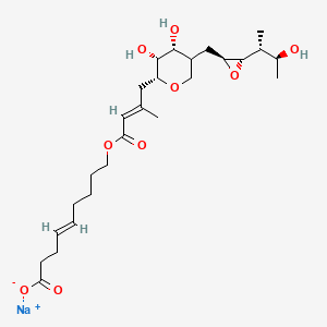 molecular formula C26H41NaO9 B584459 Pseudomonic Acid D Sodium CAS No. 85178-60-5