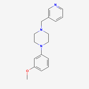 1-(3-methoxyphenyl)-4-(3-pyridinylmethyl)piperazine