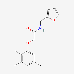 molecular formula C16H19NO3 B5844677 N-(2-furylmethyl)-2-(2,3,5-trimethylphenoxy)acetamide 