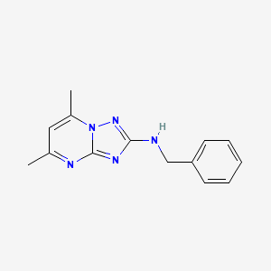 N-benzyl-5,7-dimethyl[1,2,4]triazolo[1,5-a]pyrimidin-2-amine