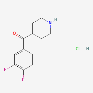 (3,4-Difluoro-phenyl)-piperidin-4-yl-methanone hydrochloride