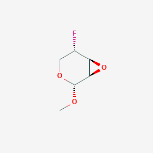 B058448 alpha-L-Lyxopyranoside, methyl 2,3-anhydro-4-deoxy-4-fluoro-(9CI) CAS No. 114079-43-5