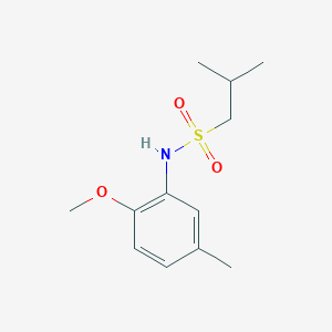 N-(2-methoxy-5-methylphenyl)-2-methyl-1-propanesulfonamide