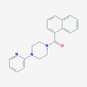 molecular formula C20H19N3O B5844839 1-(1-naphthoyl)-4-(2-pyridinyl)piperazine 