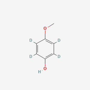 molecular formula C7H8O2 B584487 4-Methoxyphenol-2,3,5,6-D4 CAS No. 159839-23-3