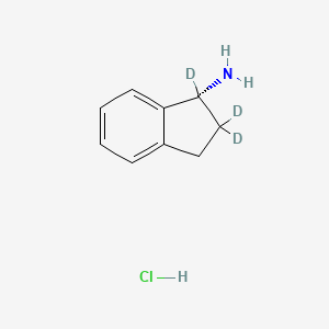 (R)-1-Aminoindane-d3 Hydrochloride