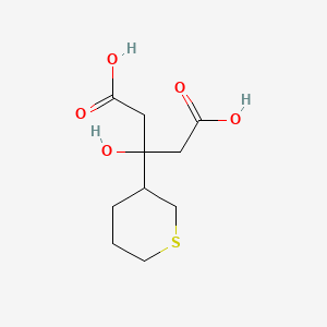 molecular formula C10H16O5S B584494 3-Hydroxy-3-(tetrahydro-2H-thiopyran-3-yl)pentanedioic Acid CAS No. 1346601-06-6