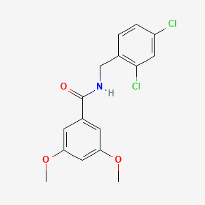 molecular formula C16H15Cl2NO3 B5844980 N-(2,4-dichlorobenzyl)-3,5-dimethoxybenzamide 