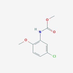 molecular formula C9H10ClNO3 B5845030 methyl (5-chloro-2-methoxyphenyl)carbamate 