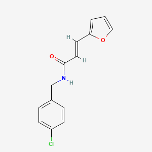 N-(4-chlorobenzyl)-3-(2-furyl)acrylamide