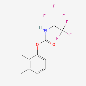 molecular formula C12H11F6NO2 B5845067 2,3-dimethylphenyl [2,2,2-trifluoro-1-(trifluoromethyl)ethyl]carbamate 