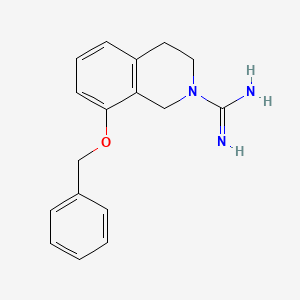 molecular formula C17H19N3O B584509 8-O-Benzyl Debrisoquin Sulfate CAS No. 1346604-07-6