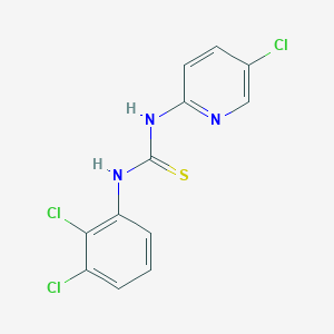 molecular formula C12H8Cl3N3S B5845101 N-(5-chloro-2-pyridinyl)-N'-(2,3-dichlorophenyl)thiourea 