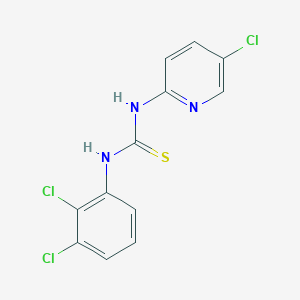 molecular formula C12H8Cl3N3S B5845101 1-(5-Chloropyridin-2-yl)-3-(2,3-dichlorophenyl)thiourea 