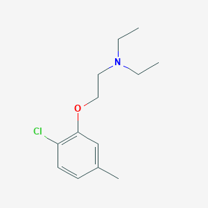molecular formula C13H20ClNO B5845221 2-(2-chloro-5-methylphenoxy)-N,N-diethylethanamine 