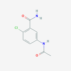 5-(acetylamino)-2-chlorobenzamide