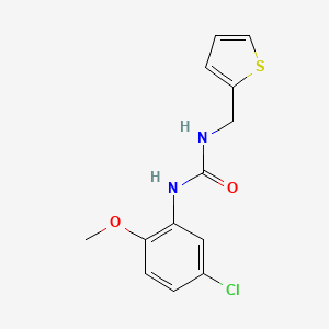 molecular formula C13H13ClN2O2S B5845257 N-(5-chloro-2-methoxyphenyl)-N'-(2-thienylmethyl)urea 