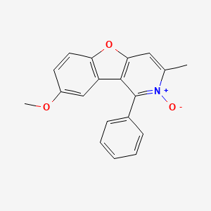 molecular formula C19H15NO3 B5845307 8-methoxy-3-methyl-1-phenyl[1]benzofuro[3,2-c]pyridine 2-oxide 