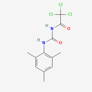 molecular formula C12H13Cl3N2O2 B5845313 2,2,2-trichloro-N-[(mesitylamino)carbonyl]acetamide 