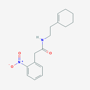 N-[2-(1-cyclohexen-1-yl)ethyl]-2-(2-nitrophenyl)acetamide