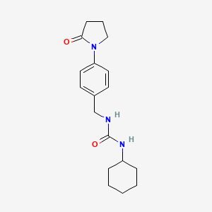 N-cyclohexyl-N'-[4-(2-oxo-1-pyrrolidinyl)benzyl]urea