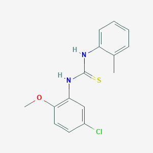 N-(5-chloro-2-methoxyphenyl)-N'-(2-methylphenyl)thiourea