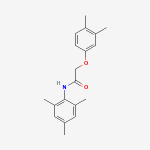 molecular formula C19H23NO2 B5845448 2-(3,4-dimethylphenoxy)-N-mesitylacetamide 