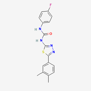 N-[5-(3,4-dimethylphenyl)-1,3,4-thiadiazol-2-yl]-N'-(4-fluorophenyl)urea