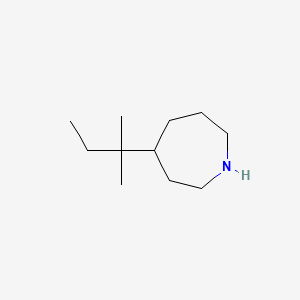 molecular formula C11H23N B584549 4-(1,1-Dimethylpropyl)hexahydro-1H-azepine CAS No. 1154906-24-7