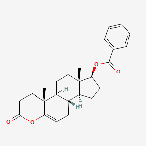 molecular formula C25H30O4 B584551 (17β)-17-(苯甲酰氧基)-4-氧代雄甾-5-烯-3-酮 CAS No. 71996-13-9