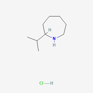 molecular formula C9H20ClN B584553 2-Isopropylazepane hydrochloride CAS No. 1346600-87-0