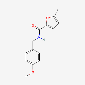 molecular formula C14H15NO3 B5845540 N-(4-methoxybenzyl)-5-methyl-2-furamide 