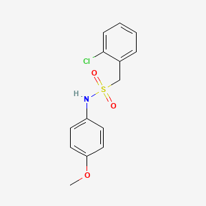 1-(2-chlorophenyl)-N-(4-methoxyphenyl)methanesulfonamide