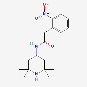 2-(2-nitrophenyl)-N-(2,2,6,6-tetramethyl-4-piperidinyl)acetamide