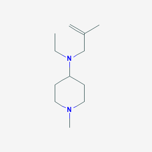 molecular formula C12H24N2 B5845582 N-ethyl-1-methyl-N-(2-methyl-2-propen-1-yl)-4-piperidinamine 
