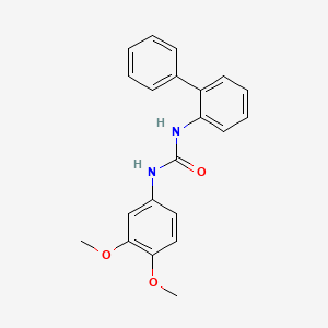 N-2-biphenylyl-N'-(3,4-dimethoxyphenyl)urea