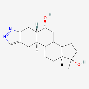 molecular formula C21H32N2O2 B584561 6-|A-Hydroxy Stanozolol CAS No. 1206164-59-1