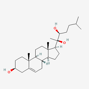 molecular formula C27H46O3 B584562 (3beta,22S)-Cholest-5-ene-3,20,22-triol CAS No. 26649-05-8