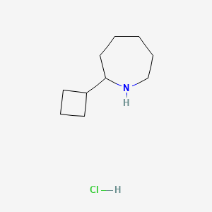 molecular formula C10H20ClN B584564 2-Cyclobutylhexahydro-1H-azepine Hydrochloride CAS No. 1346603-18-6